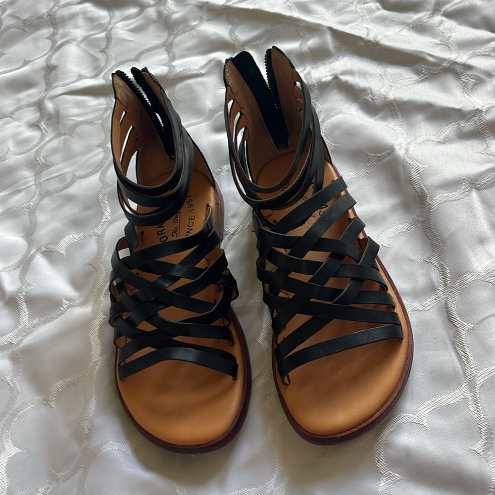 Kork ease Leather Strappy Gladiator Sandal